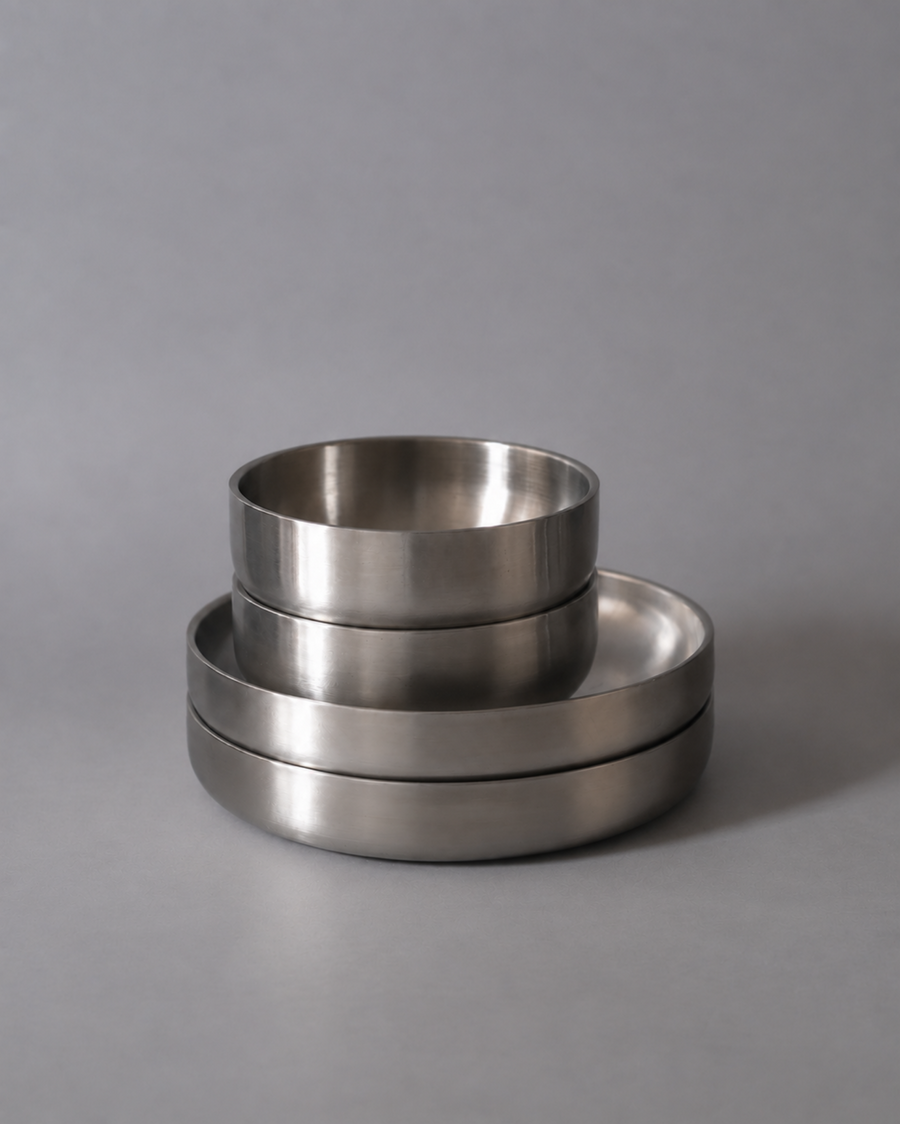 Meridian Duo - Plate & Bowl Pair